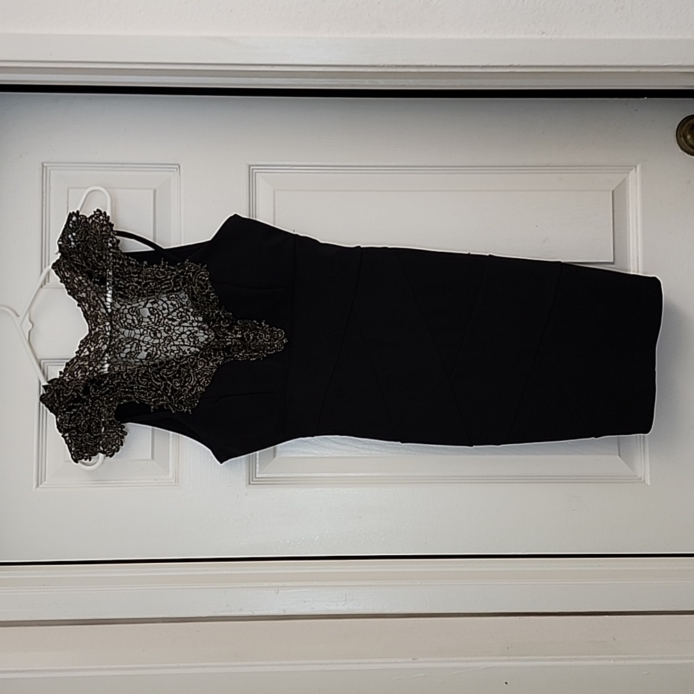 Mini Black/Gold Dress